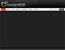 Tablet Screenshot of momentum-studio.com